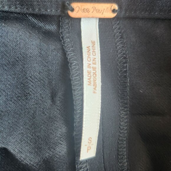 Free People Black Double-Breasted Blazer Dress With Gold Buttons - Size S - Picture 7 of 8